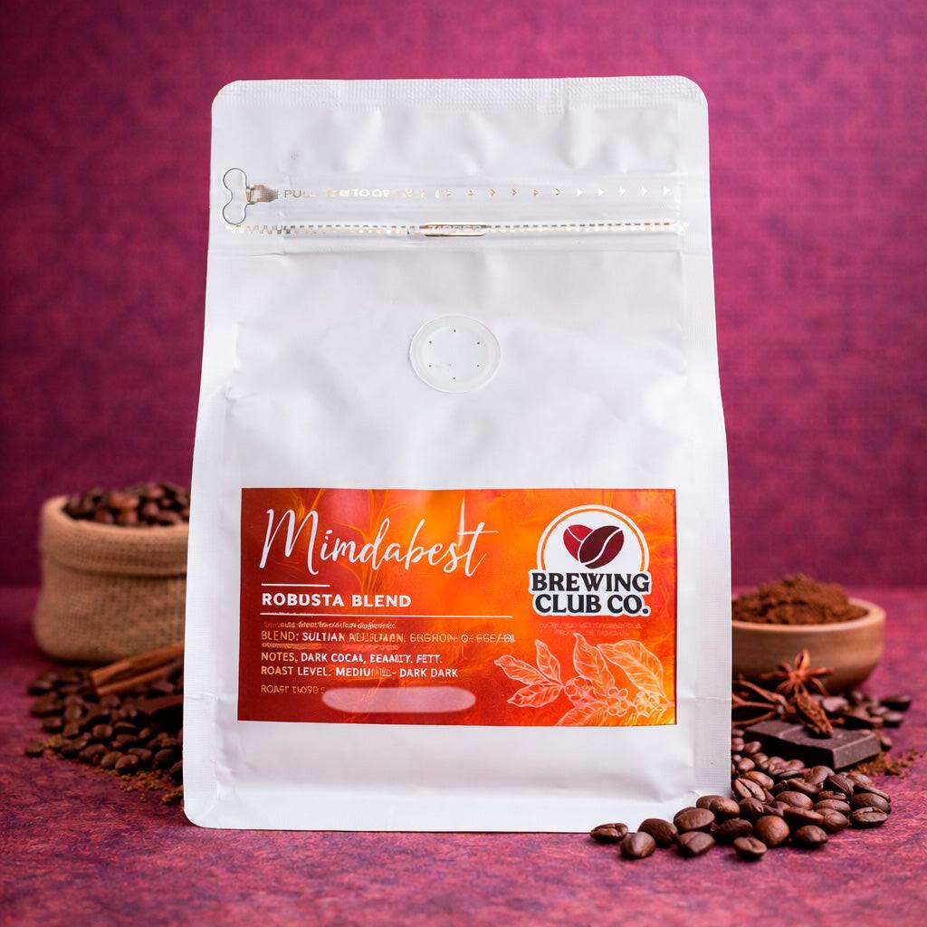 Mindabest — Robusta Blend (Strong & Bold) + " coffee beans Philippines - Brewing Club Co.".
